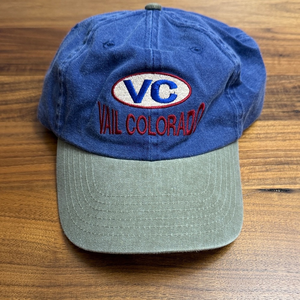 Vail Colorado Blue and Gray Cap